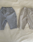Kids Classic Check Pants Beige - kids