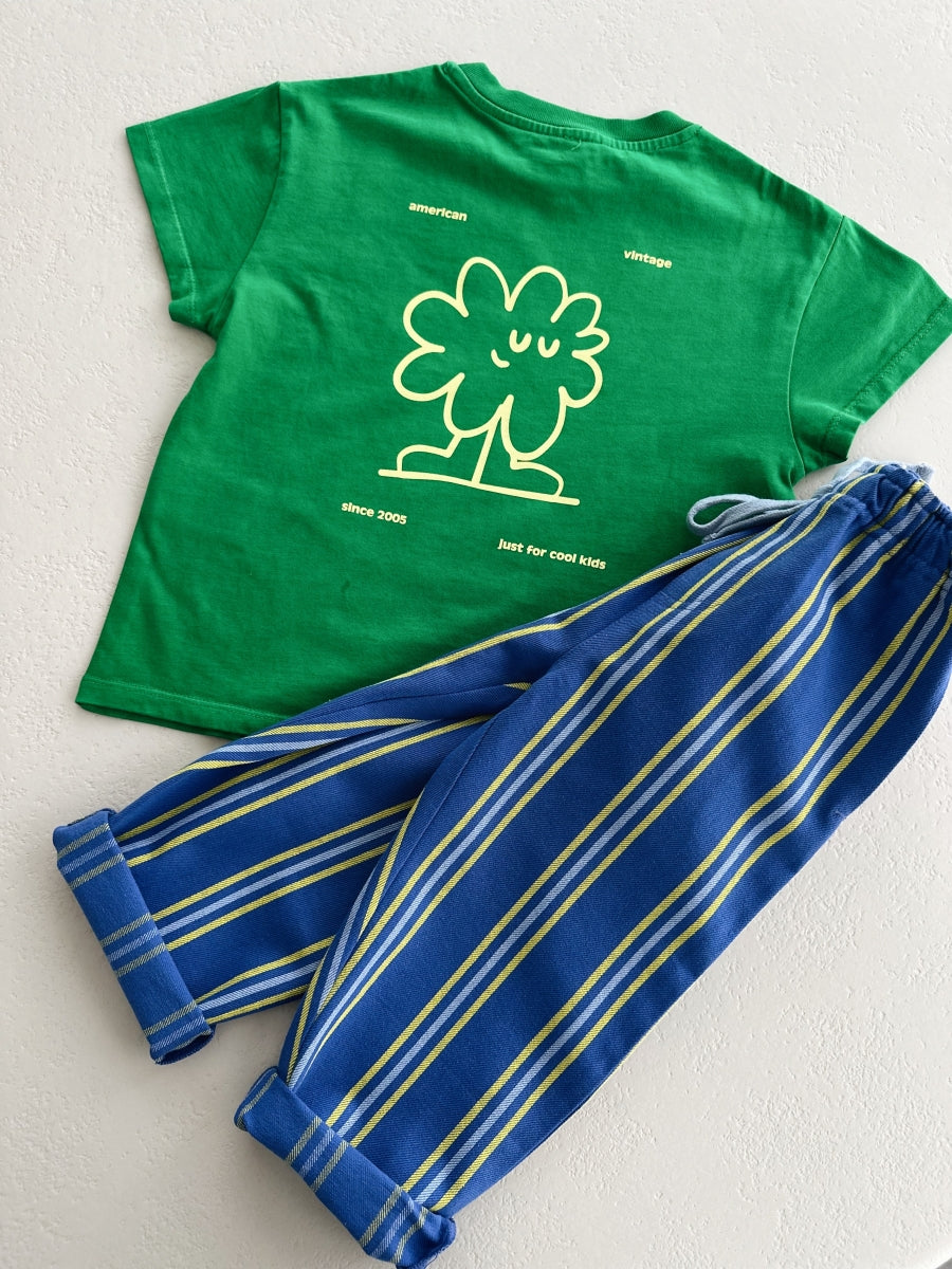 T-SHIRT FIZVALLEY GROEN - kids