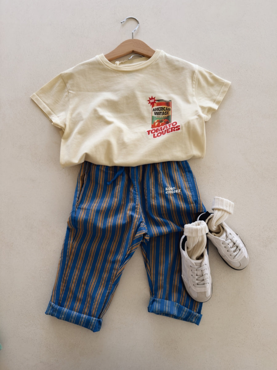 FIZVALLEY T-SHIRT CREME ANGLAISE- KIDS