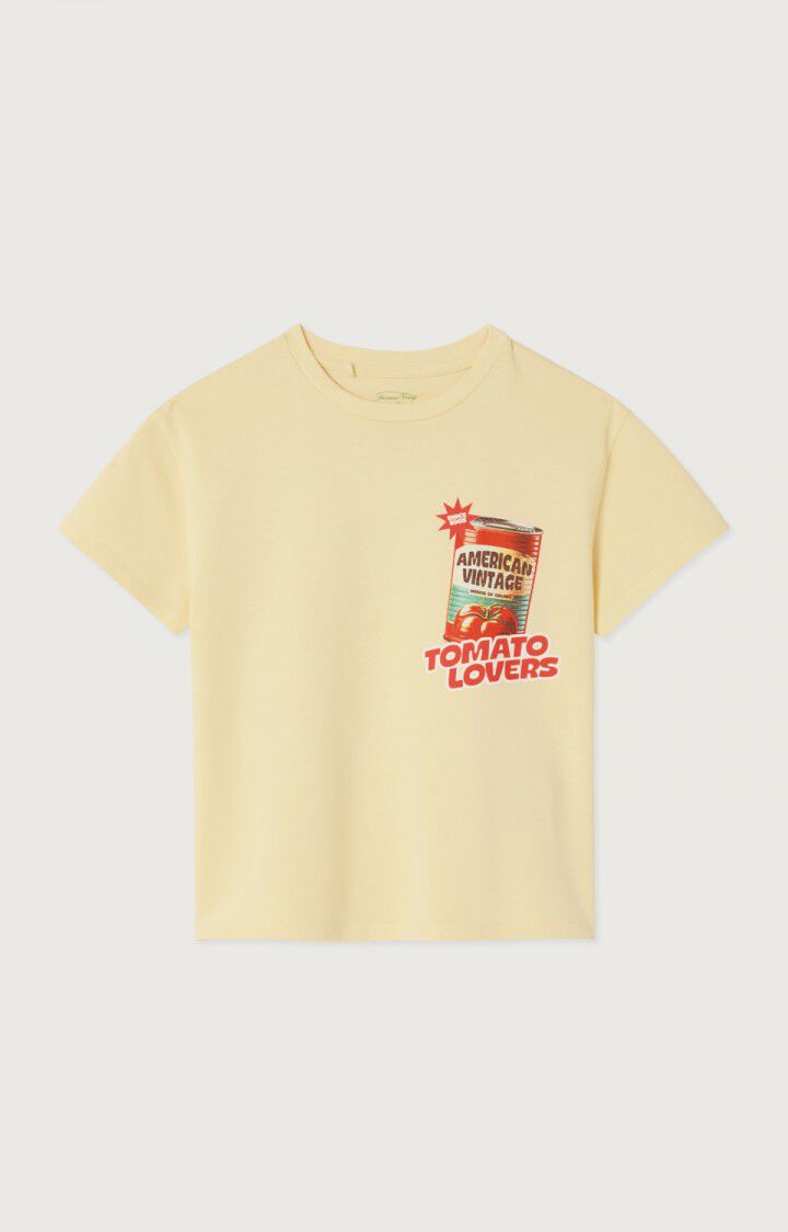 FIZVALLEY T-SHIRT CREME ANGLAISE- KIDS
