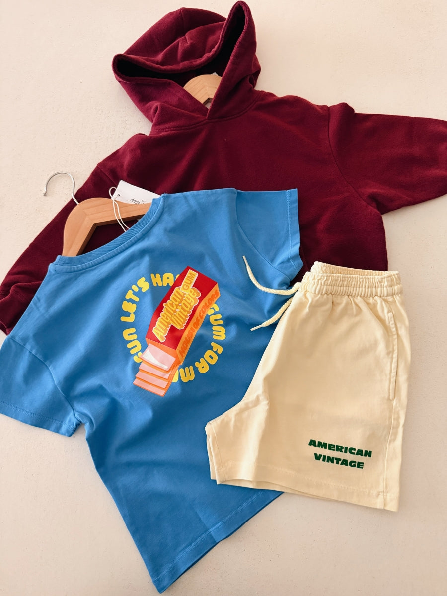 FIZVALLEY T-SHIRT CREME ANGLAISE- KIDS