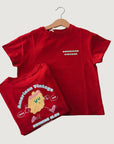 FIZVALLEY T-SHIRT RUBIS VINTAGE - KIDS