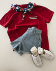 FIZVALLEY T-SHIRT RUBIS VINTAGE - KIDS