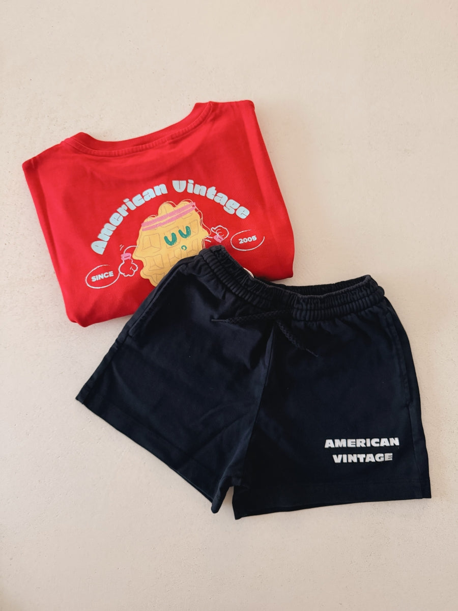 FIZVALLEY T-SHIRT RUBIS VINTAGE - KIDS