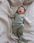 ORGANIC KIMONO SLAAPZAKJE - Coco stripes