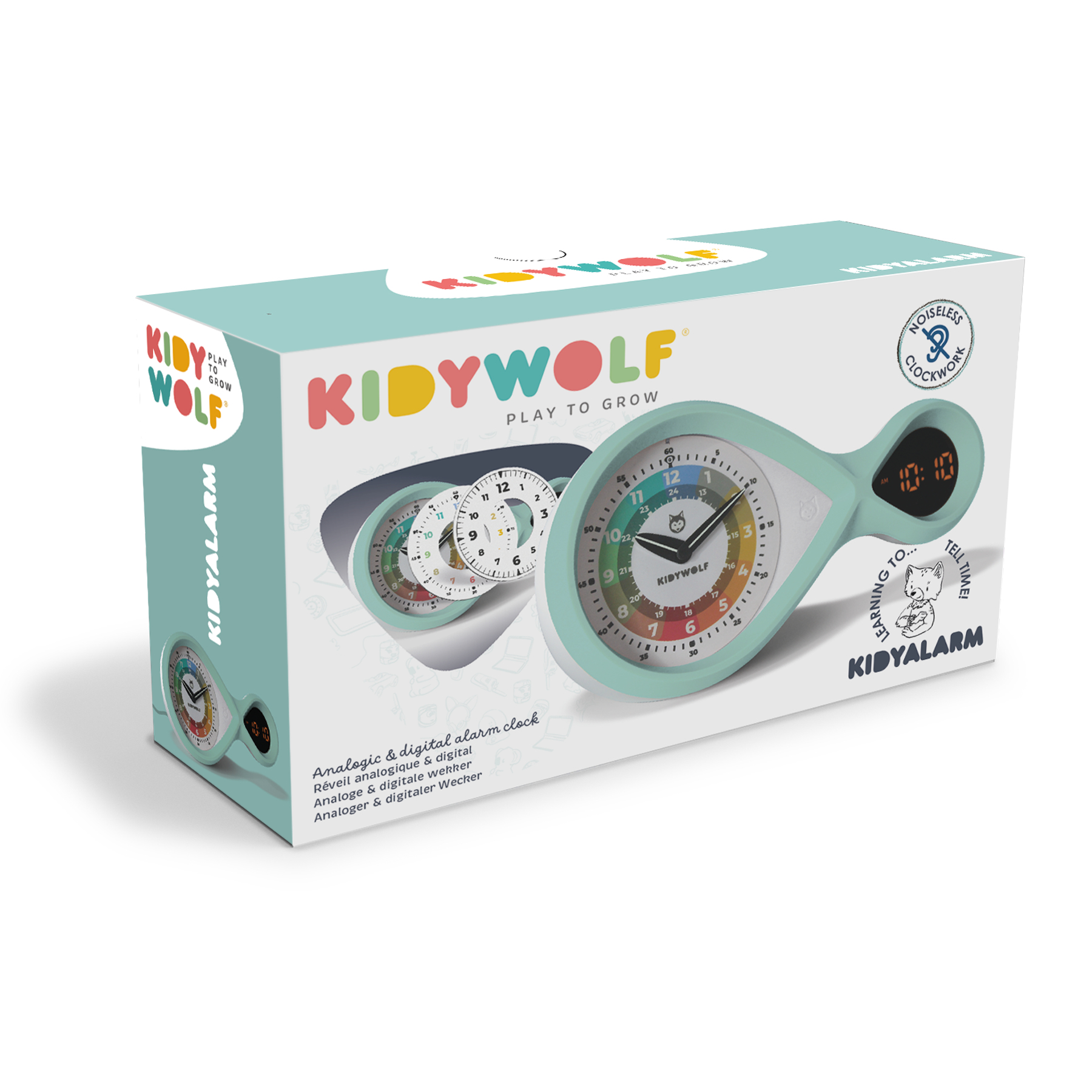 KIDYALARM - Educatieve wekker munt