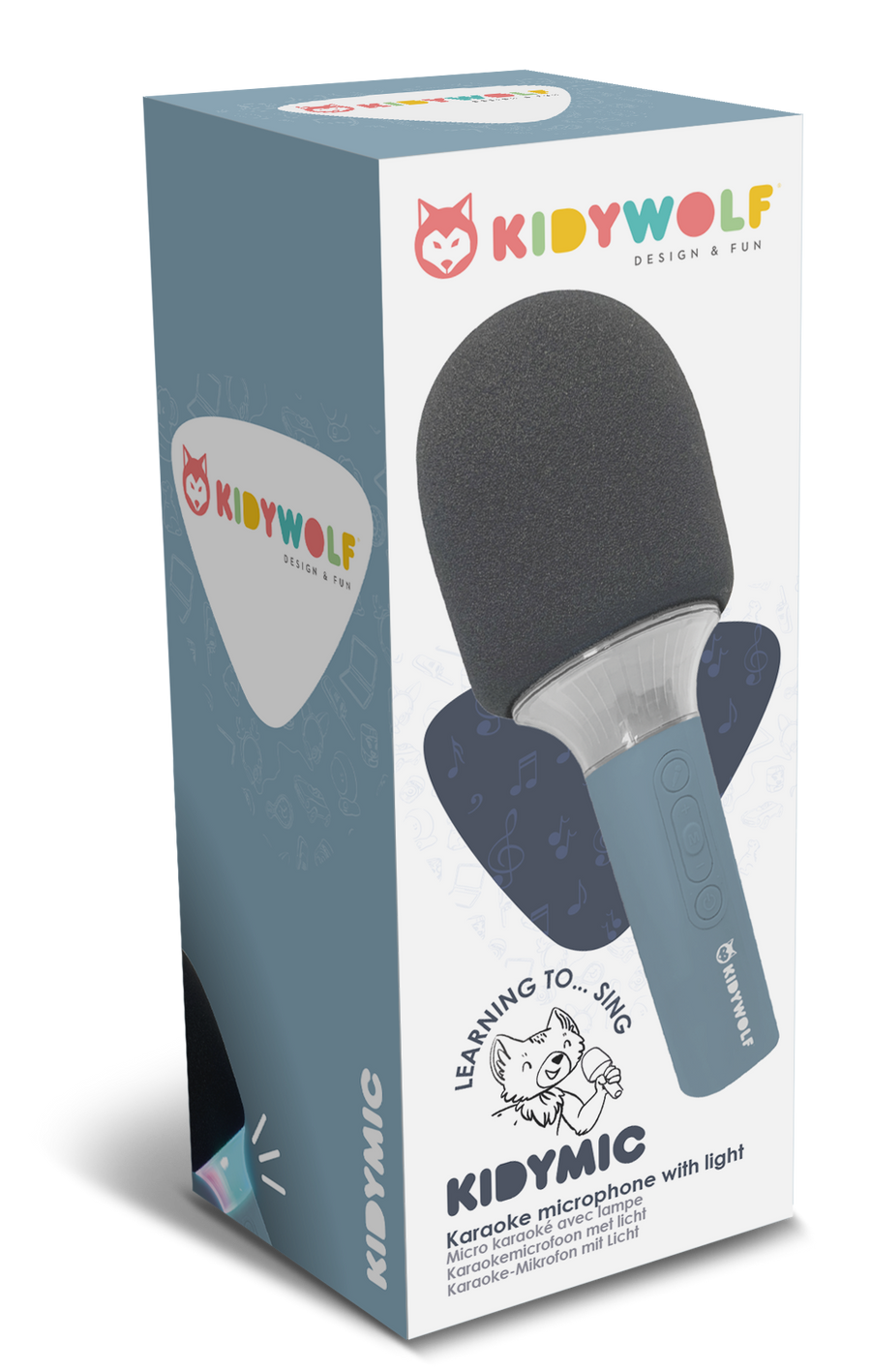 KIDYMIC - Karaoke microfoon Blauw
