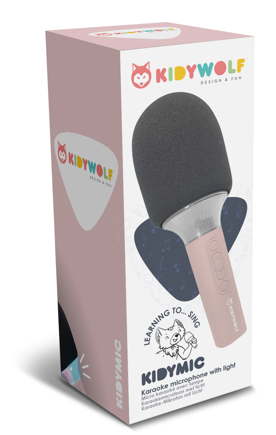KIDYMIC - Karaoke microfoon Roze