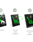 KIDYNEON Creatieve Neon Set – dino's