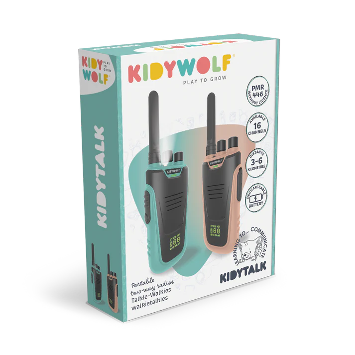 KIDYTALK - walkietalkies met groot bereik