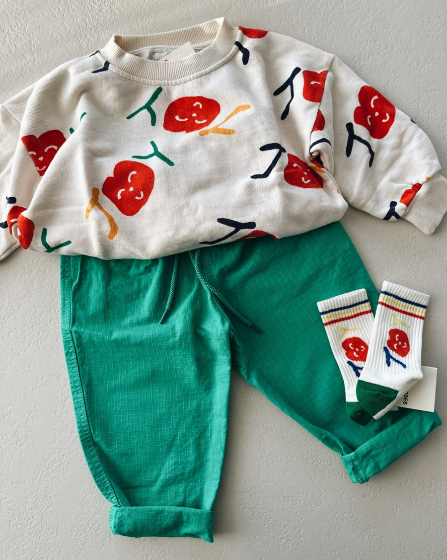 KINDER BROEK RYGYBAY SMARAGD - KIDS