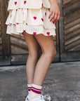 SKIRT SHORTS HEARTS - KIDS