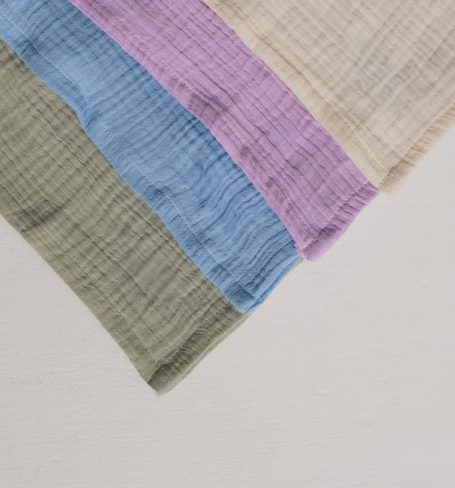 MUSLIN CLOTH 70X70 - light blue