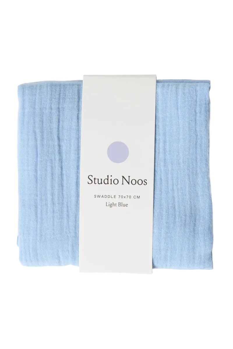 MUSLIN CLOTH 70X70 - light blue