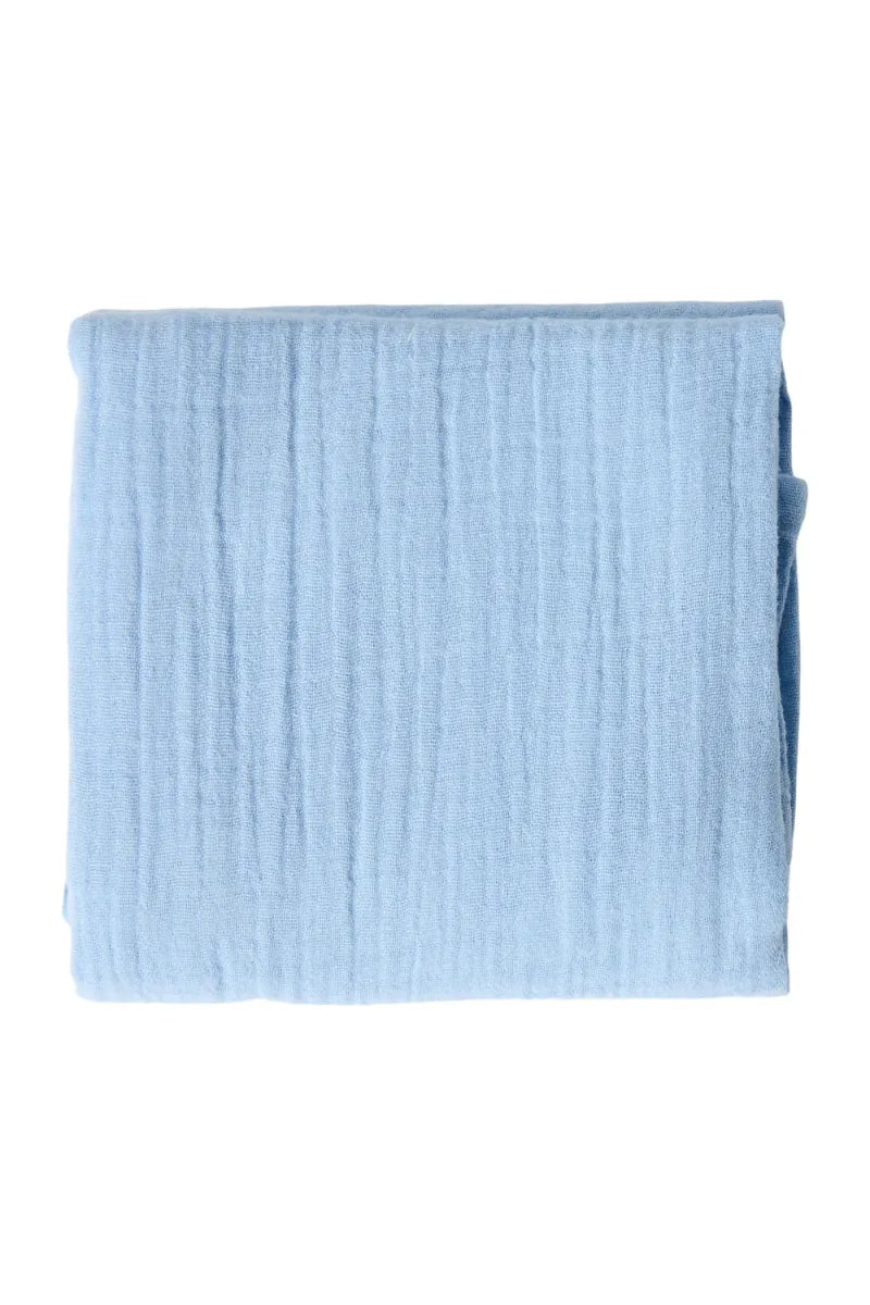 MUSLIN CLOTH 70X70 - light blue
