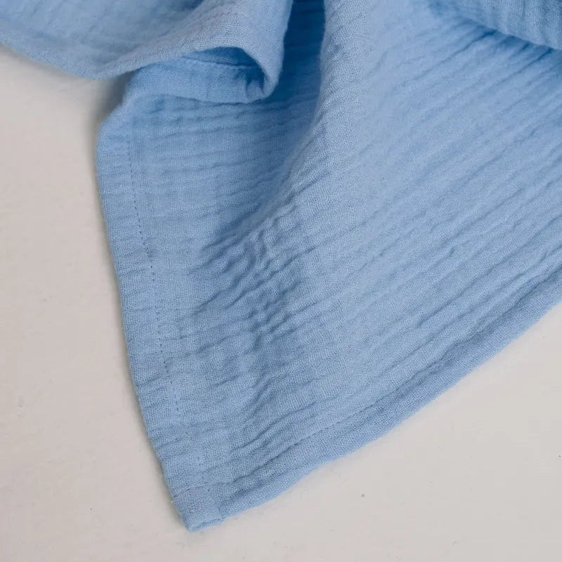 MUSLIN CLOTH 70X70 - light blue