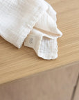 MUSLIN CLOTH 2 PACK - cream lace