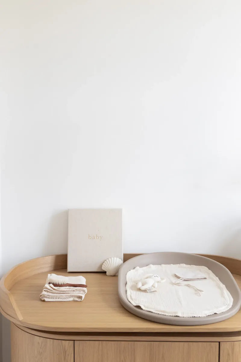 MUSLIN CLOTH 2 PACK - cream lace