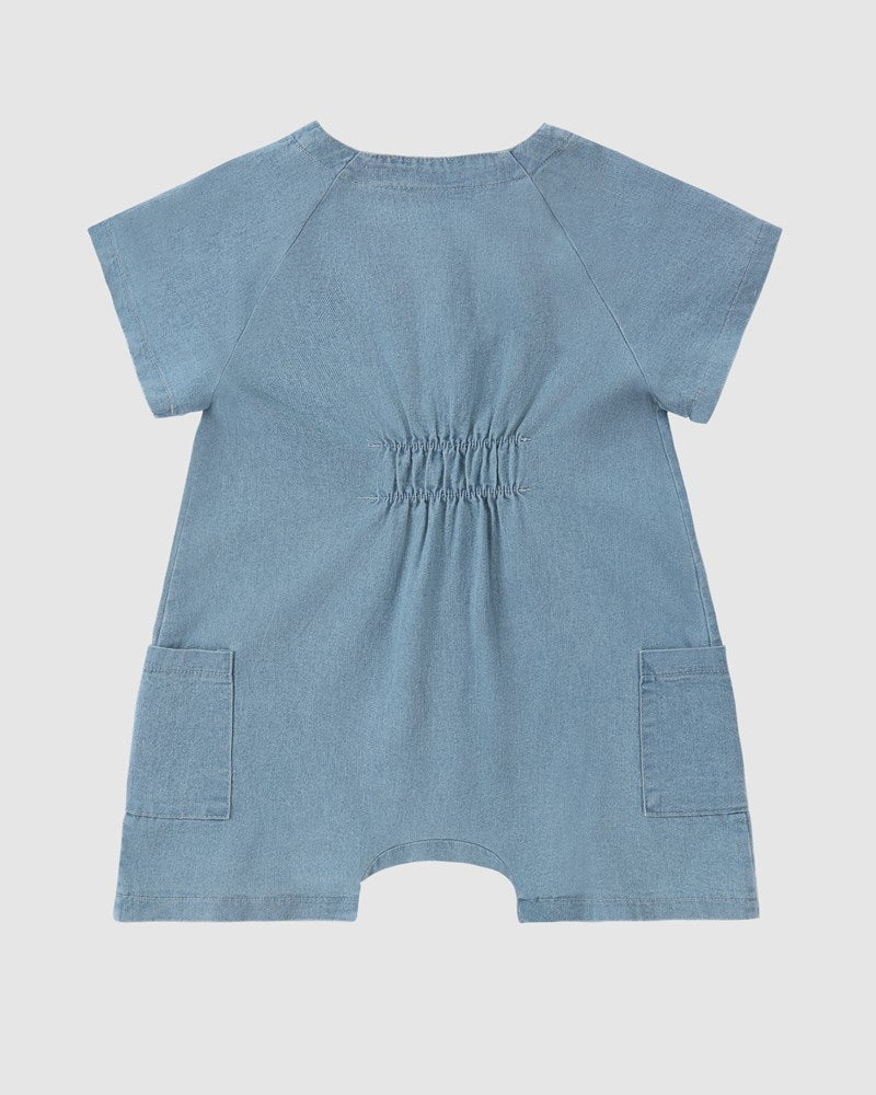 Denim Baby Suit Shorts - 3m up to 2y