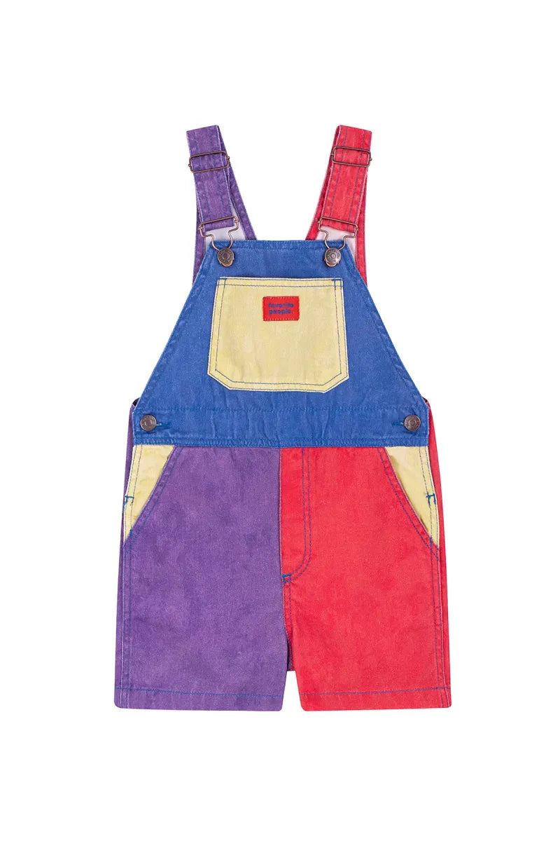 MOZZARELLA SHORT OVERALLS BABY&amp;KIDS