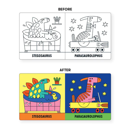 BADBOEK DINO'S - Color Magic