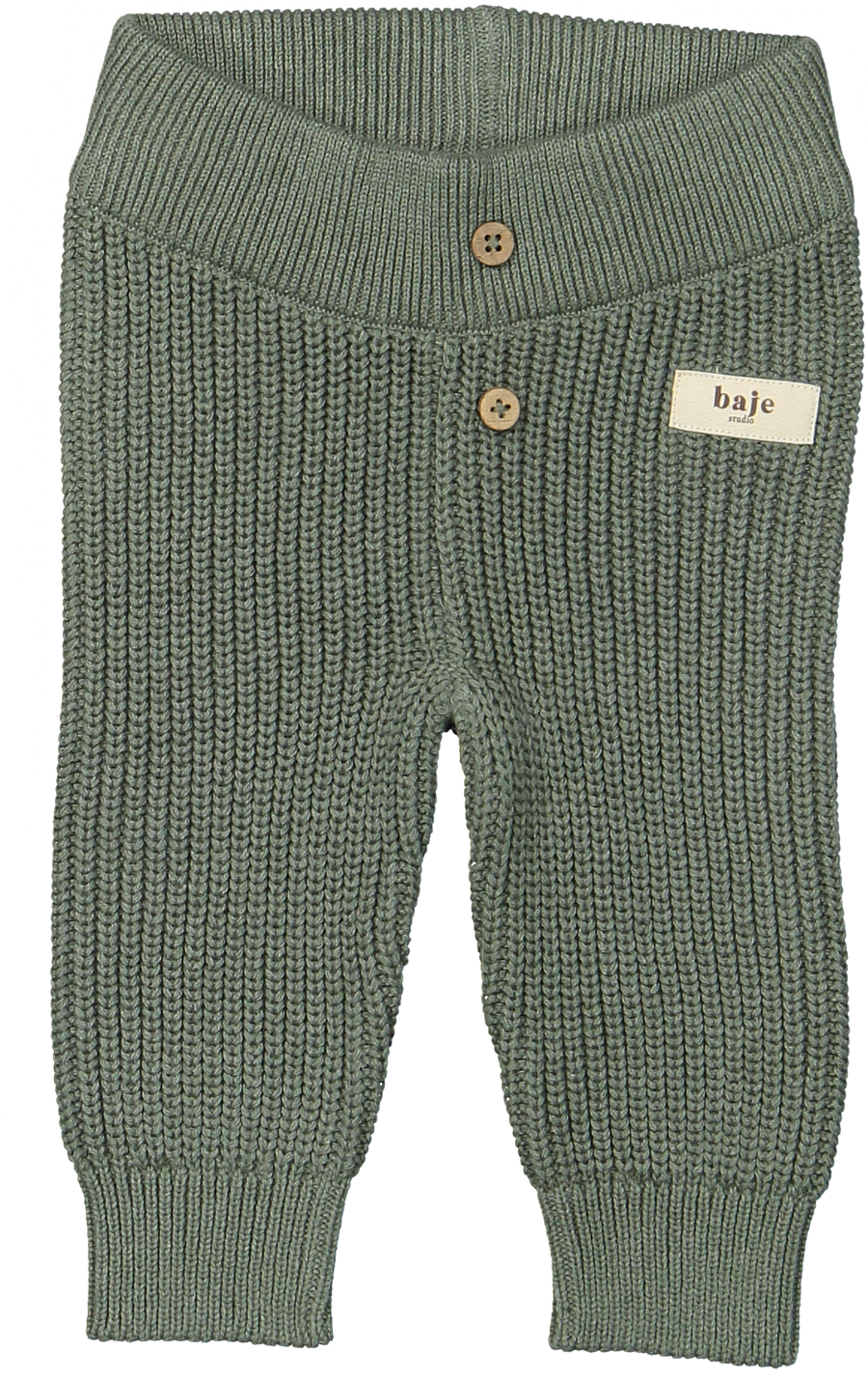 BABY KNITTED PANTS - GREEN - 50&62