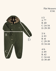 ONESIE RAINSUIT - crabapple