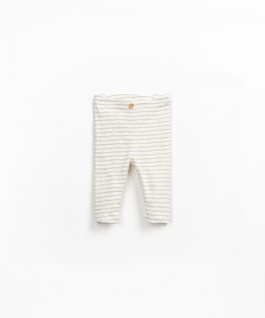 STRIPED RIB LEGGINGS - baby