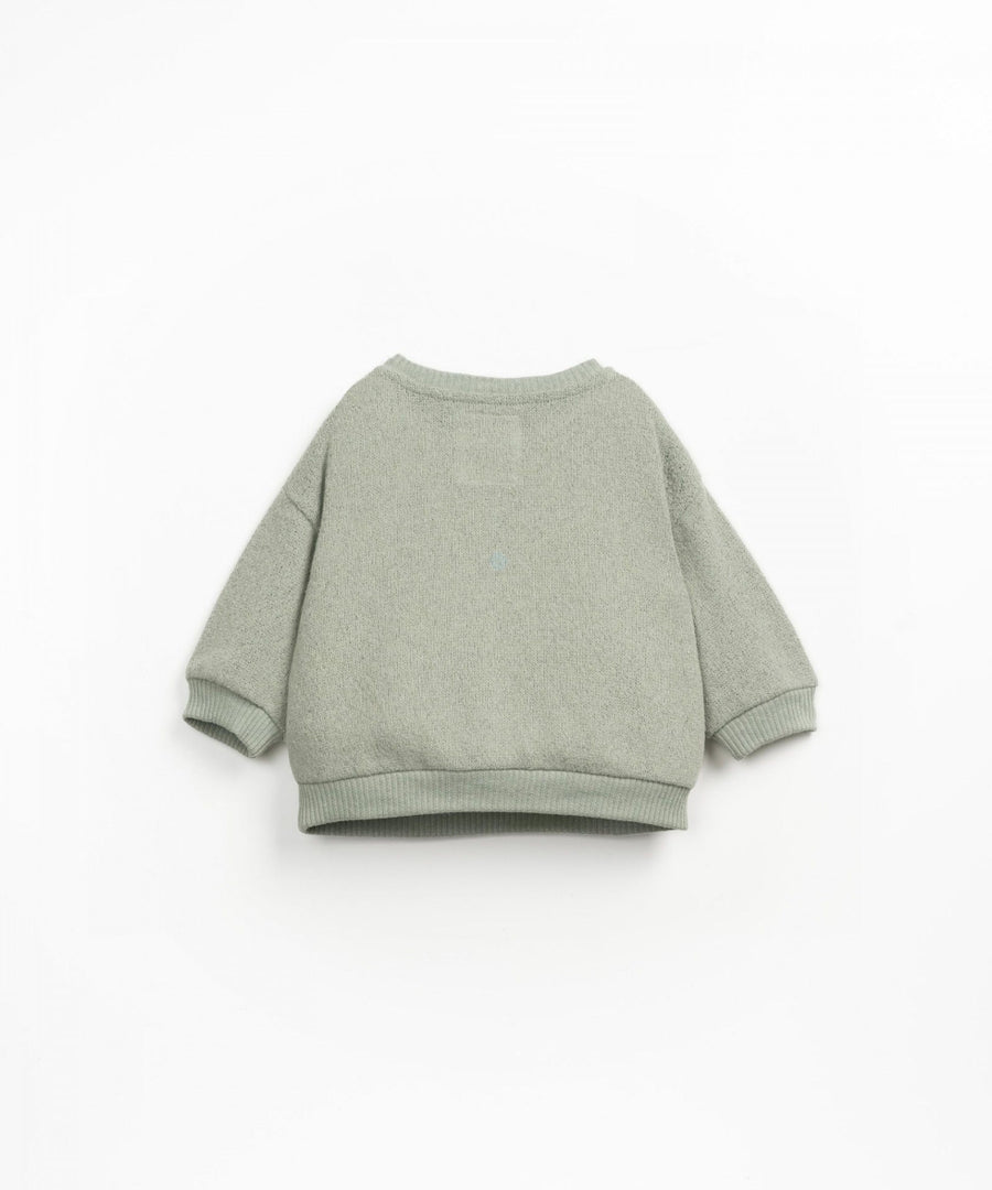 JERSEY SWEATER GREEN - baby