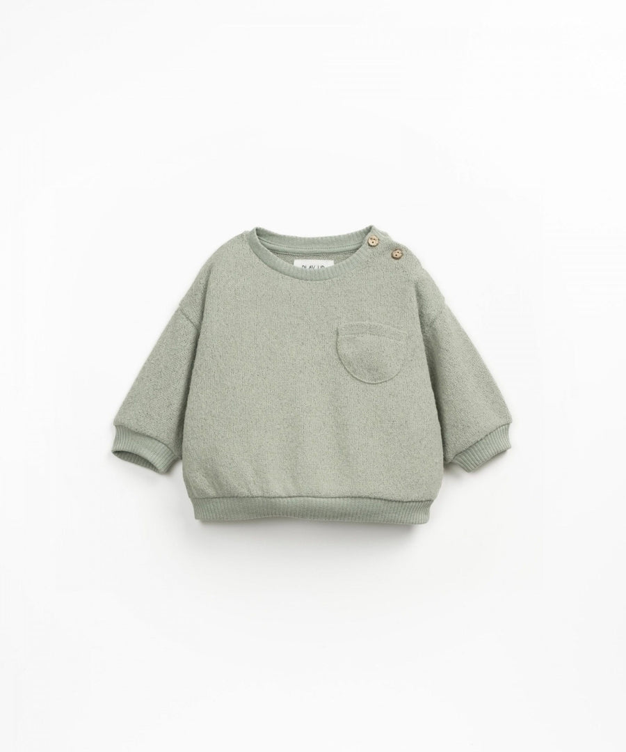 JERSEY SWEATER GREEN - baby