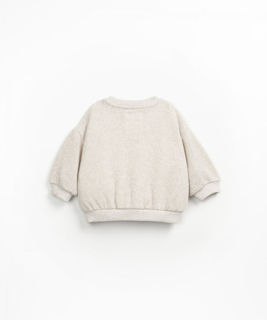 JERSEY SWEATER BEIGE - baby