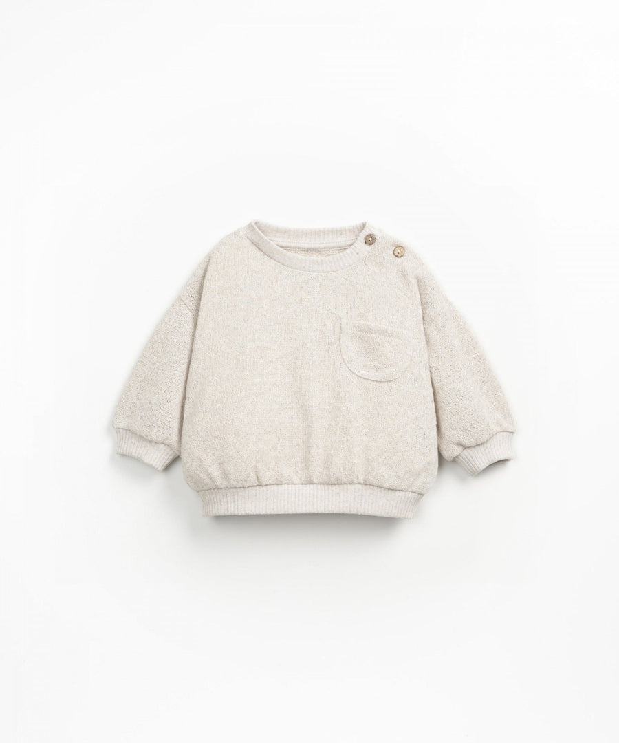 JERSEY SWEATER BEIGE - baby