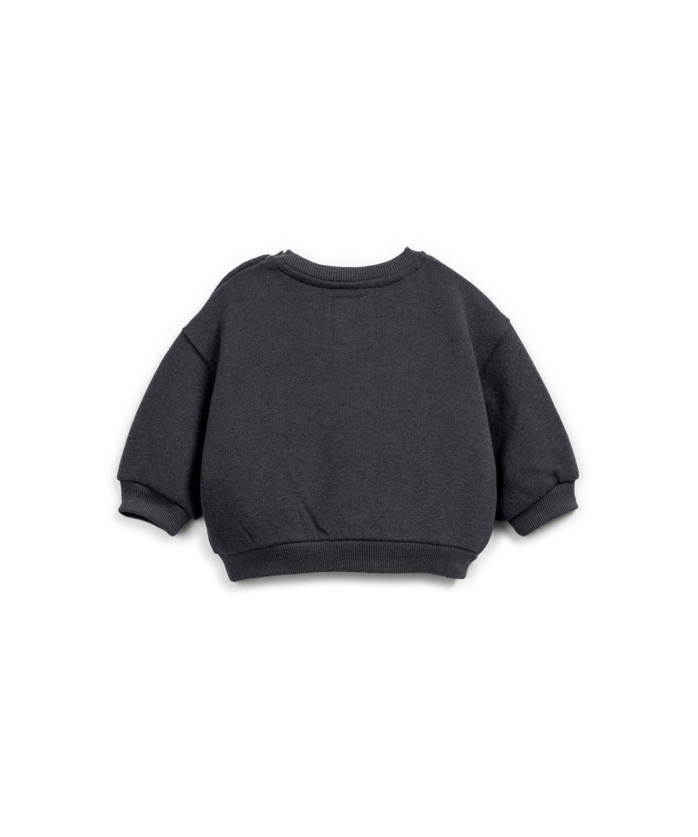FLEECE SWEATER - GRAFITE