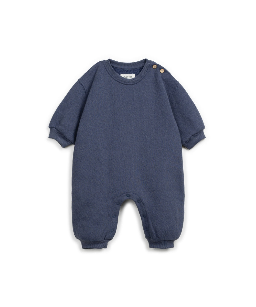 FLEECE JUMPSUIT - DARK BLUE