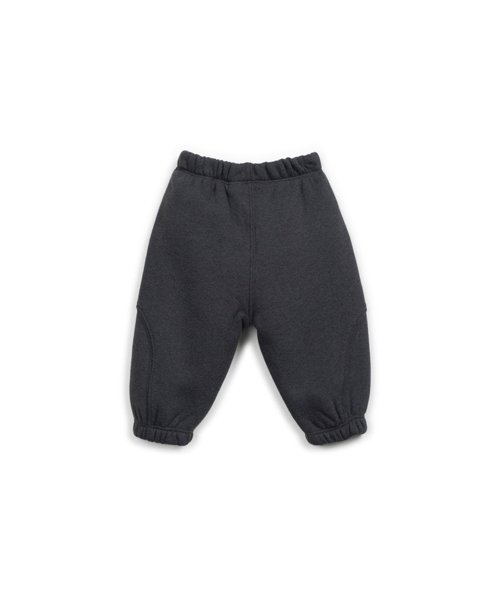 FLEECE TROUSERS BABY - GRAFITE