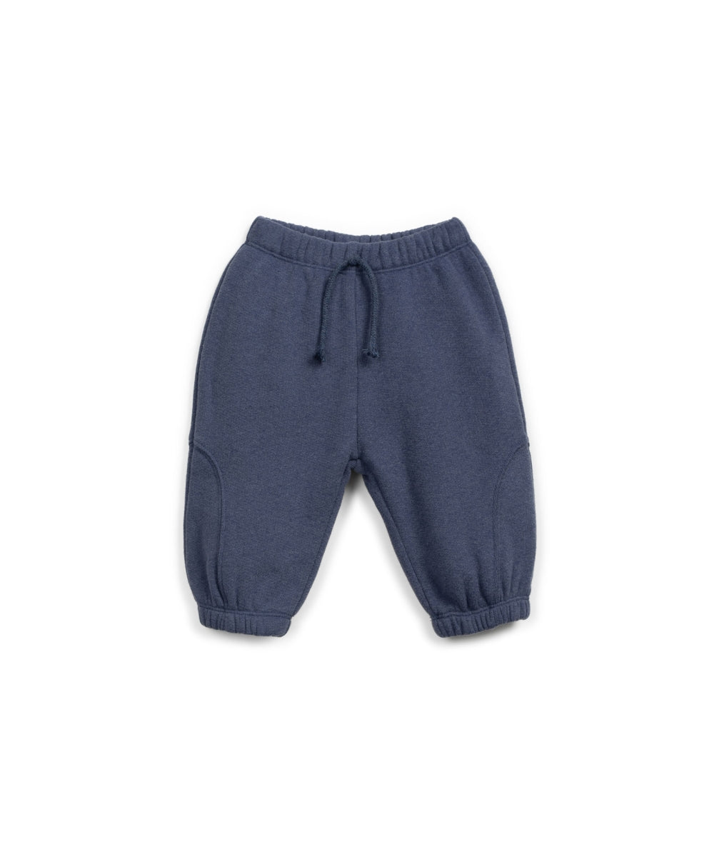 FLEECE TROUSERS BABY - DARK BLUE