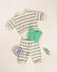STRIPED JERSEY SWEATER - BABY