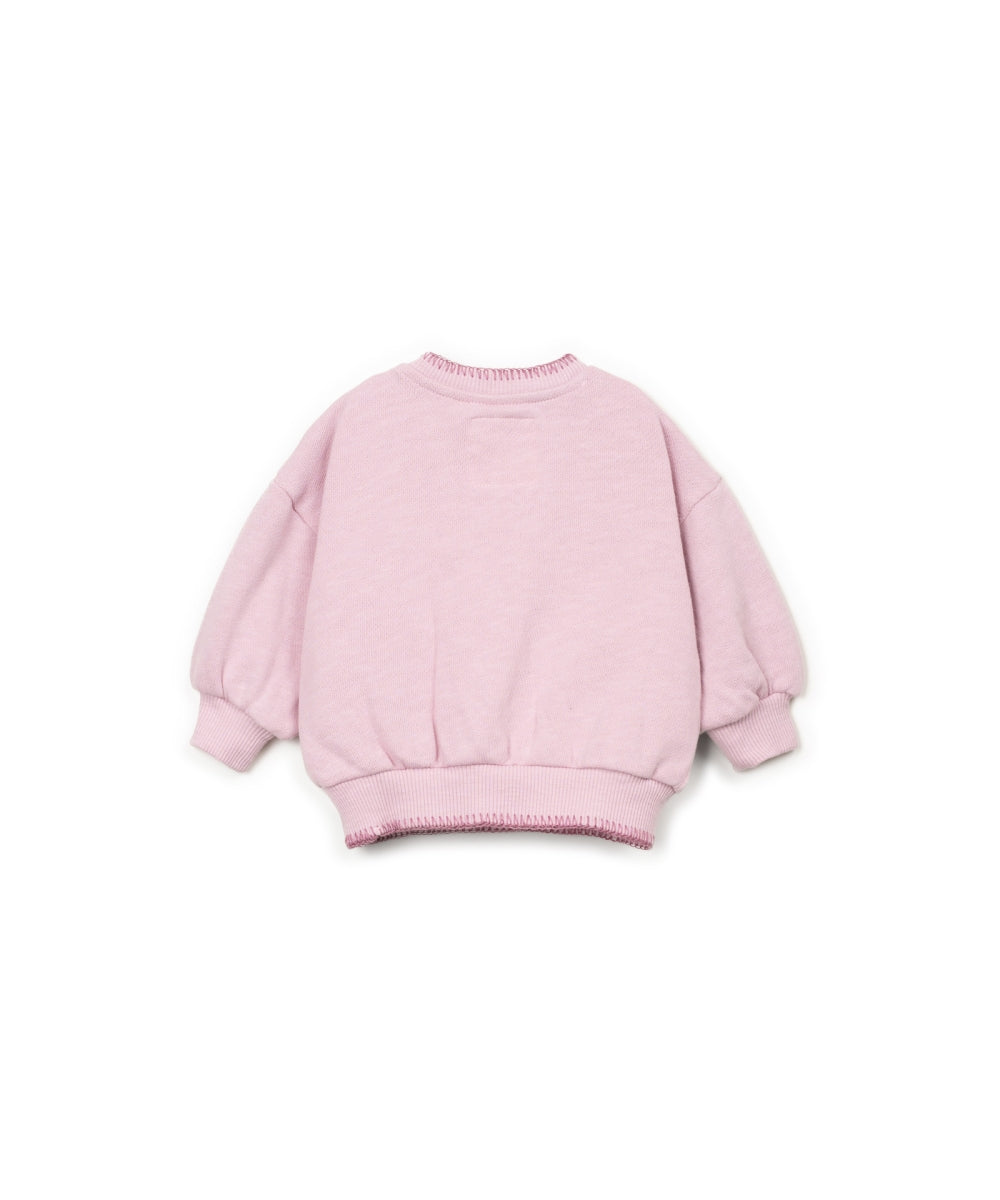 FLEECE SWEATER SOFT LILA - BABY