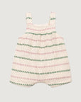 STRIPED FLAMÉ JERSEY JUMPSUIT - BABY