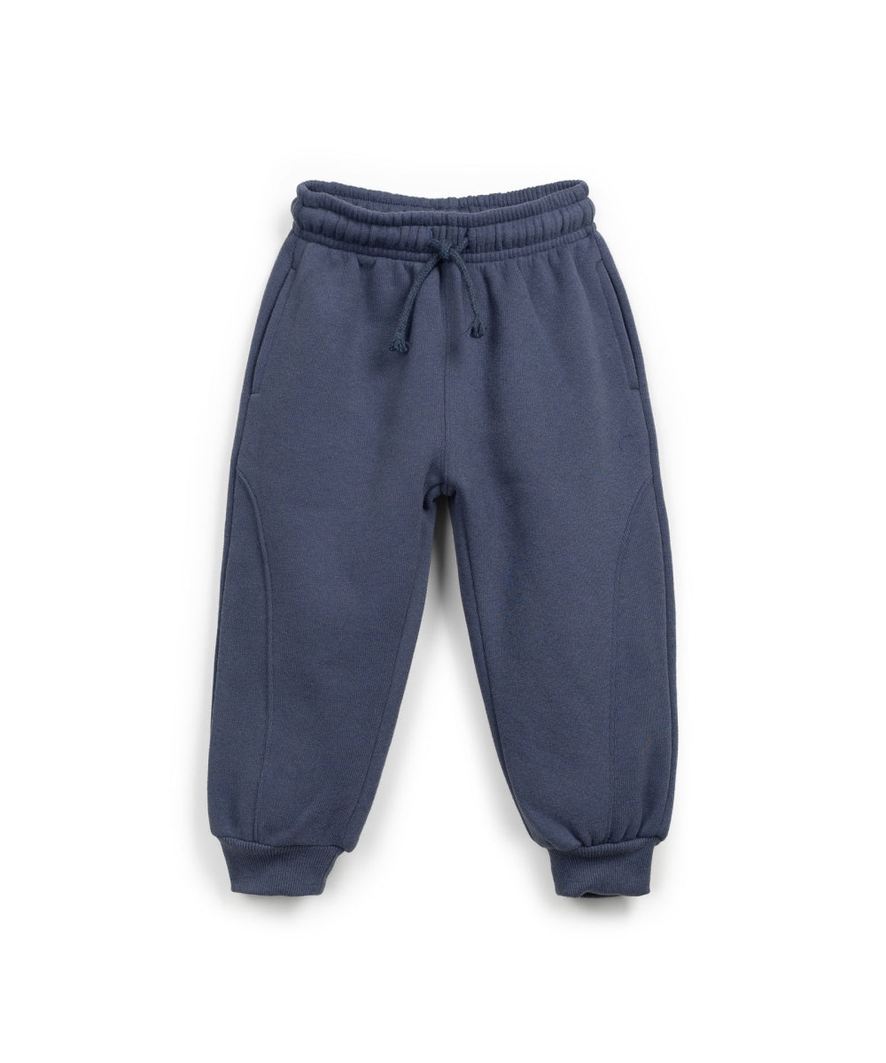 FLEECE TROUSERS KIDS - DARK BLUE