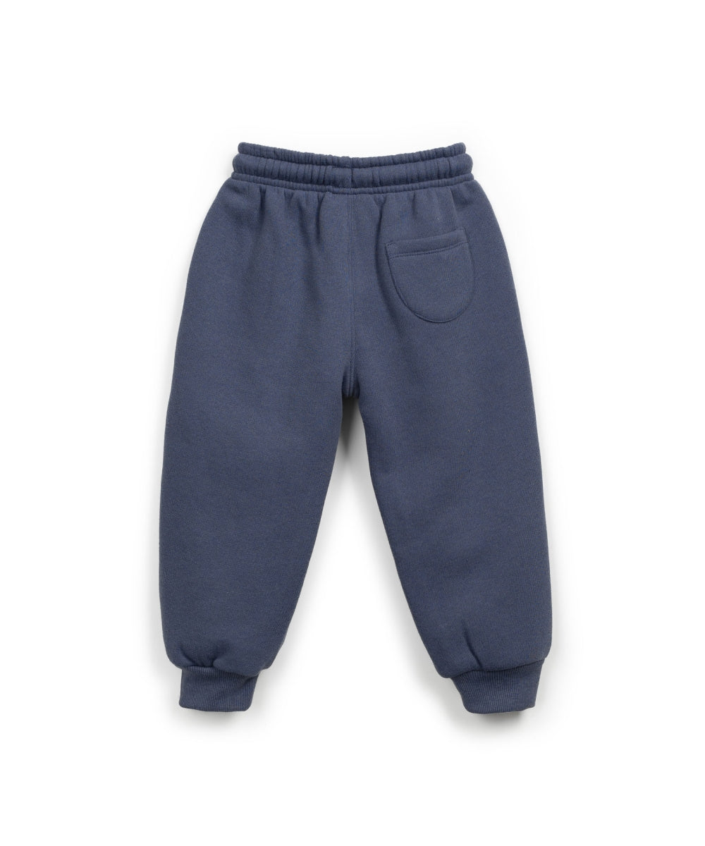 FLEECE TROUSERS KIDS - DARK BLUE
