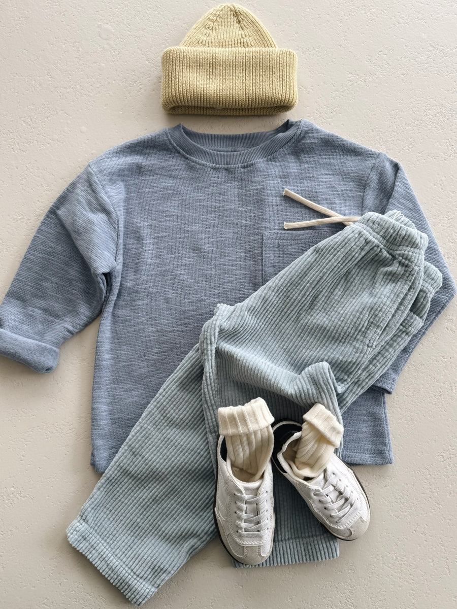 RIB LS T-SHIRT KIDS