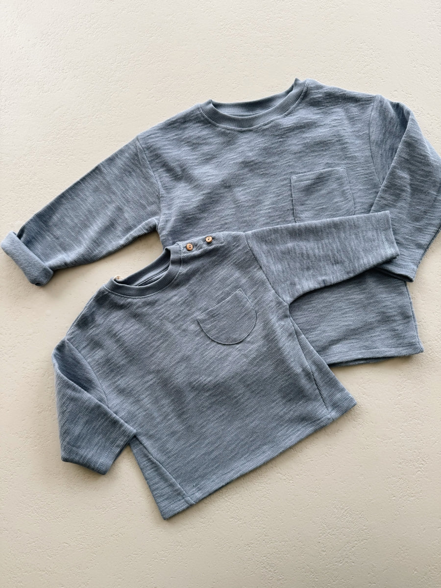 RIB LS T-SHIRT KIDS