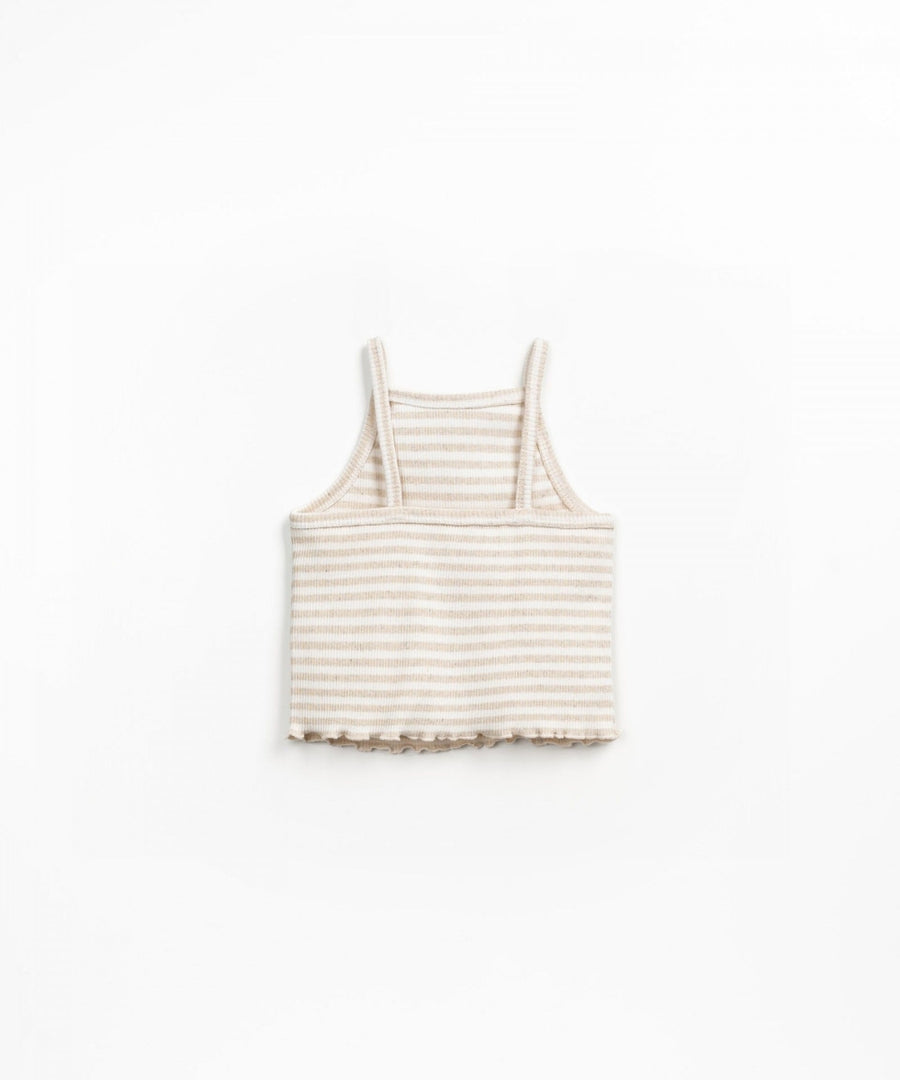 STRIPED RIB TOP - kids girls