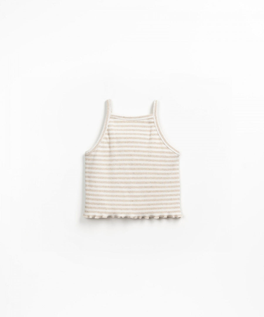 STRIPED RIB TOP - kids girls