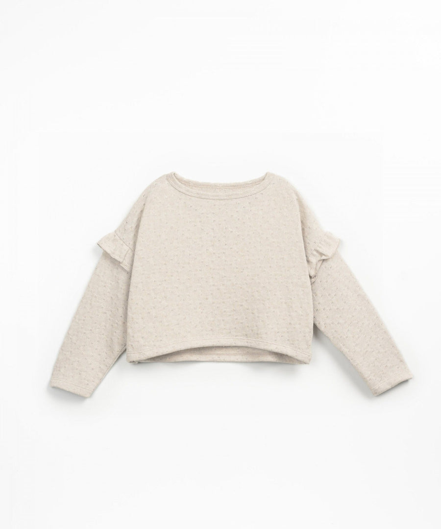 EMBELLISHED JERSEY SWEATER - kids girls