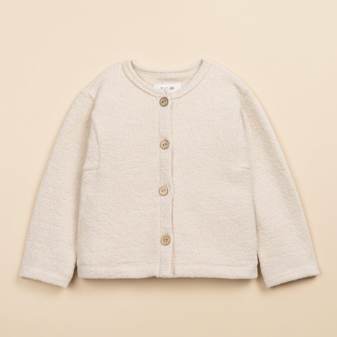 JERSEY CARDIGAN KIDS - PENCIL
