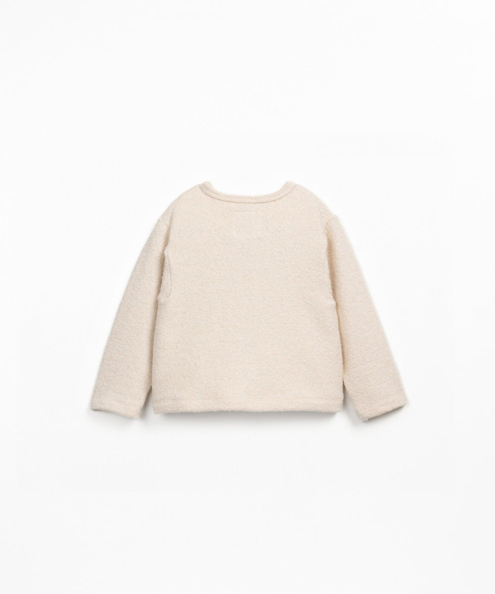 JERSEY CARDIGAN KIDS - PENCIL