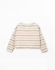STRIPED JERSEY SWEATER - KIDS