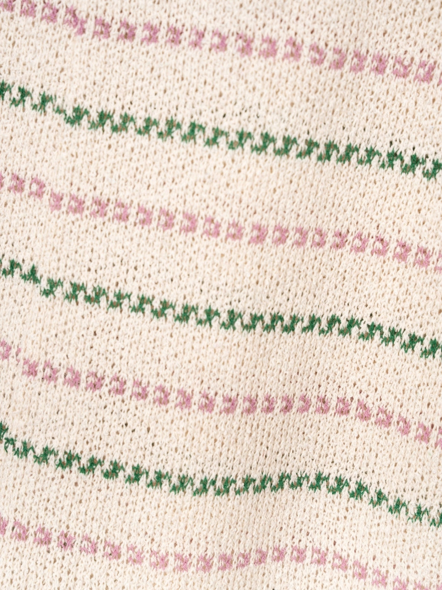 STRIPED FLAMÉ JERSEY JUMPSUIT - KIDS